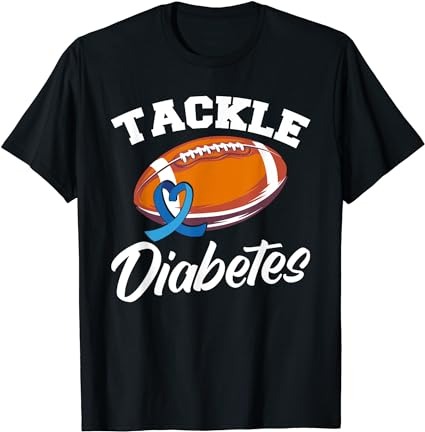 Tackle diabetes t1d warrior diabetes awareness t-shirt png file