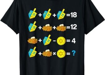 Teacher Hanukkah Order of Operations Math Chanukah Dreidel T-Shirt PNG File