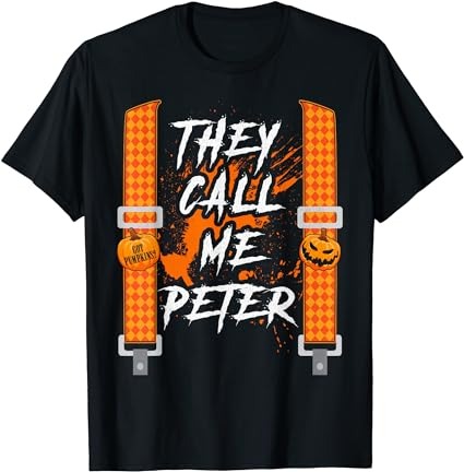 They call me peter halloween pumpkin eater couples costume t-shirt png file