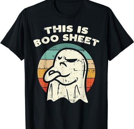 This is boo sheet ghost retro halloween costume men women t-shirt png file