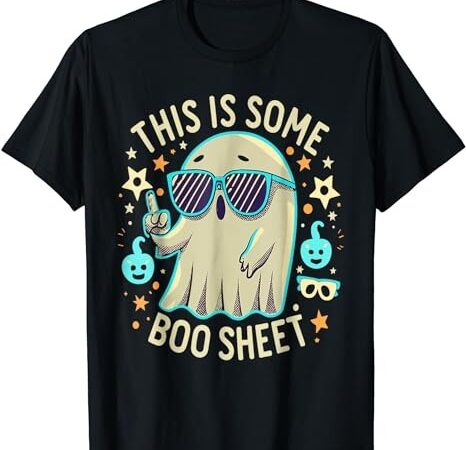 This is some boo sheet ghost halloween costume men women t-shirt 1