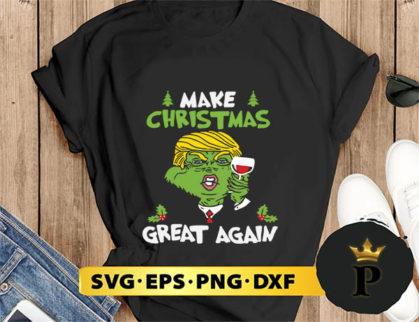 Trump Make Christmas Great  Again SVG, Merry Christmas SVG, Xmas SVG PNG DXF EPS