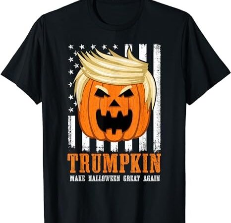 Usa trumpkin make halloween great again funny t-shirt png file