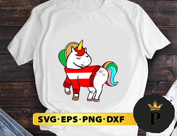 Unicorn Christmas Ugly SVG, Merry Christmas SVG, Xmas SVG PNG DXF EPS