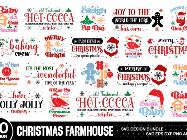 Christmas farmhouse svg bundle ,christmas svg bundle volume 3, winter svg, santa svg, holiday, merry christmas, christmas bundle, funny christmas shirt, cut file cricut,christmas mega bundle, 260+ designs, heather roberts