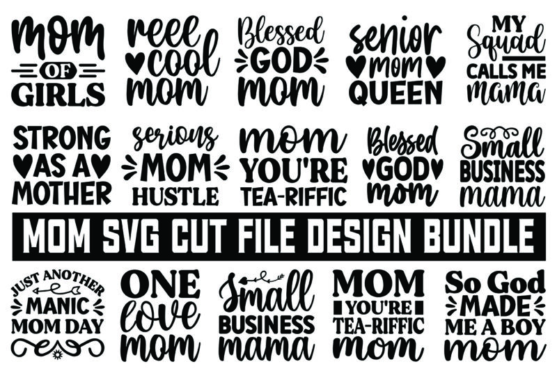 mom svg designs bundle