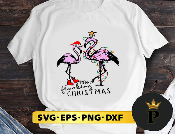 flamingo christmas SVG, Merry Christmas SVG, Xmas SVG PNG DXF EPS