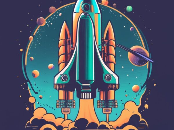 Futuristic, exciting, space ship, antennae , tshirt designs png file