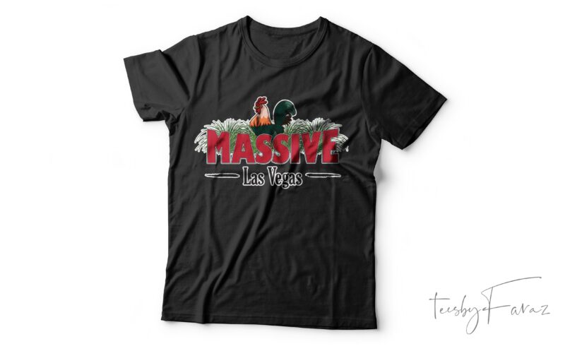 Massive Cock Las Vegas Funny| T-shirt design for sale