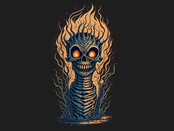 Spooky mummy halloween tshirt design