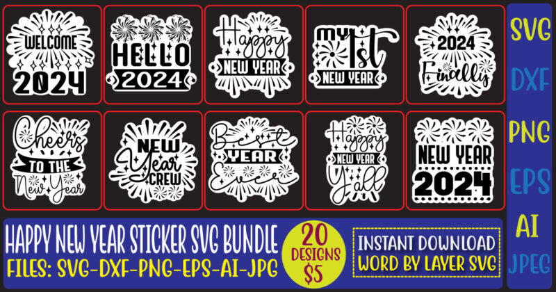 Small Business Stickers Bundle Graphic by happy svg club