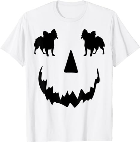 pumpkin papillon dog halloween T-Shirt PNG File