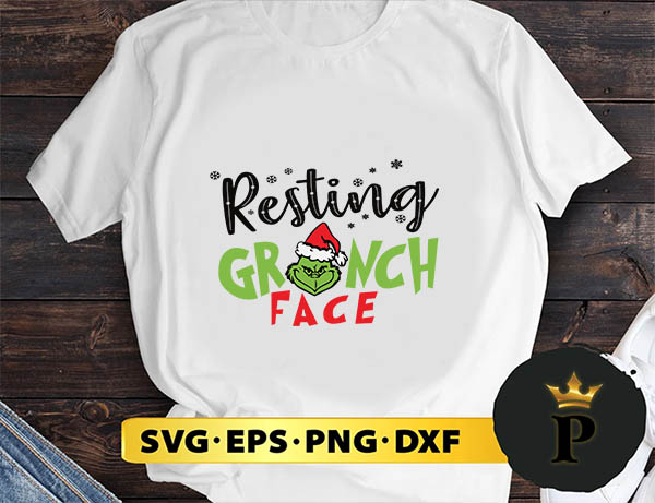 resting grinch face christmas SVG, Merry Christmas SVG, Xmas SVG PNG DXF EPS