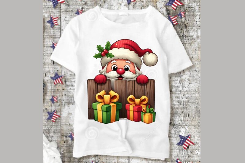 Christmas Peeking T-Shirt