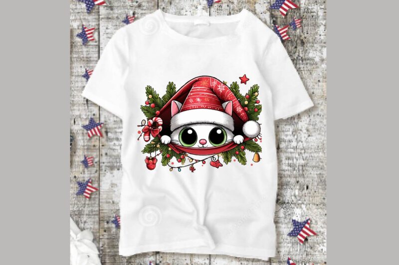 Christmas Peeking T-Shirt