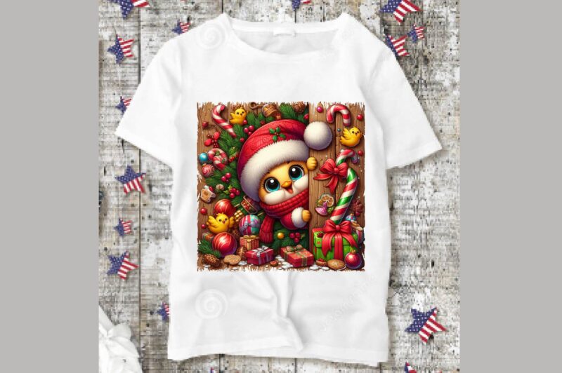 Christmas Peeking Sublimation