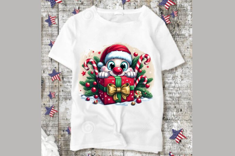 Christmas Peeking Sublimation Bundle