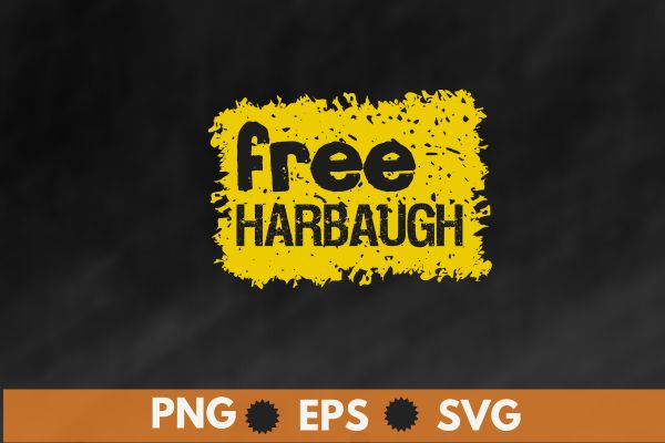 Free Harbaugh Women’s T-Shirt design vector, Free Harbaugh Michigan Player, Football