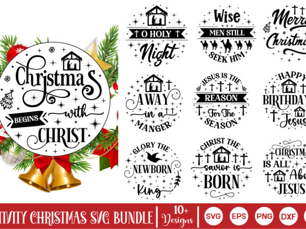 Nativity christmas svg bundle, christian round ornaments, nativity christmas t-shirt bundle, nativity christmas svg bundle, nativity chris