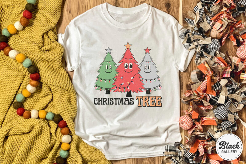 Retro Christmas PNG Sublimation