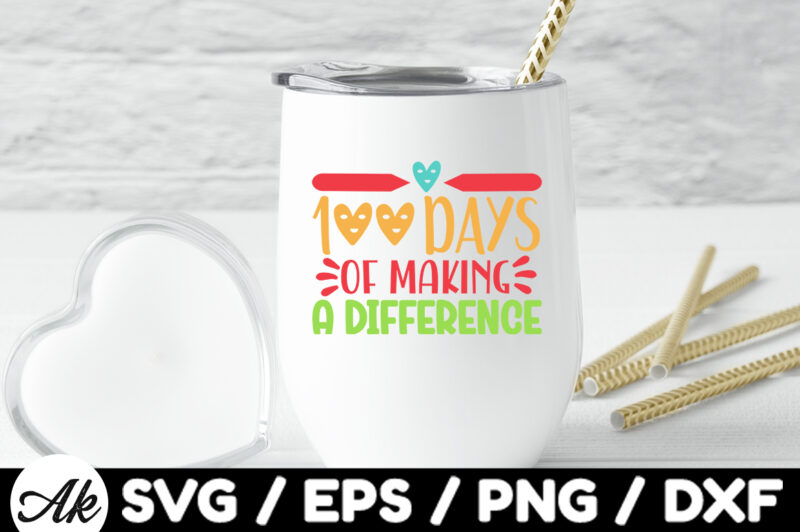 100 Days Of School SVG Bundle