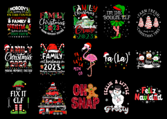 15 Christmas Shirt Designs Bundle For Commercial Use Part 19, Christmas T-shirt, Christmas png file, Christmas digital file, Christmas gift,