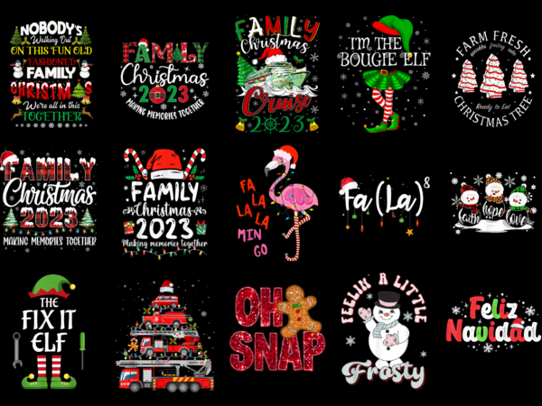 15 christmas shirt designs bundle for commercial use part 19, christmas t-shirt, christmas png file, christmas digital file, christmas gift,