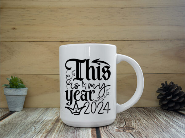 This is my year 2024 svg cut file ,this is my year 2024 t-shirt design ,this is my year 2024 vector design , new year design .