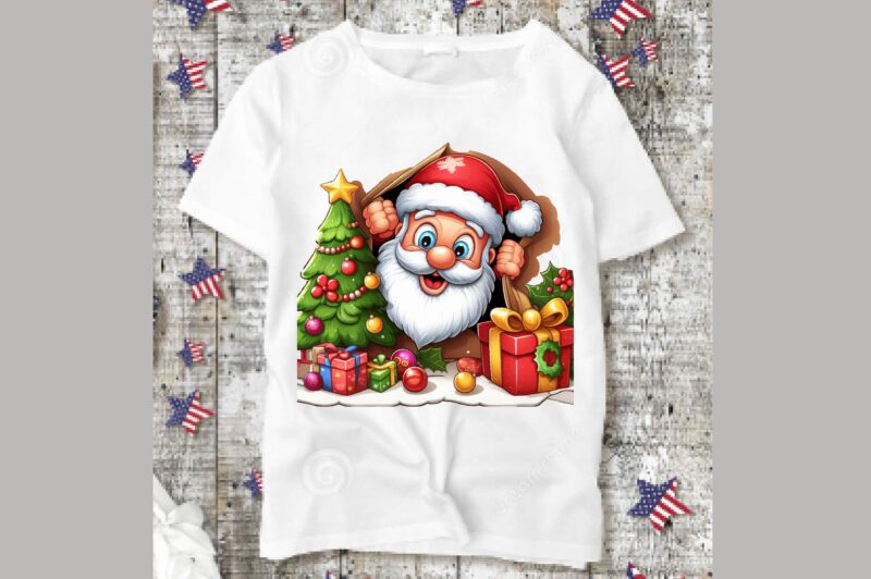 Christmas Peeking T-Shirt Bundle