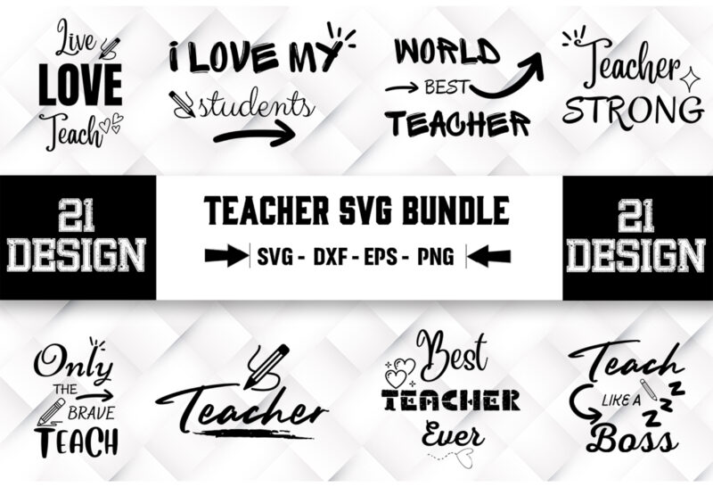 Teacher 21 SVG Bundle