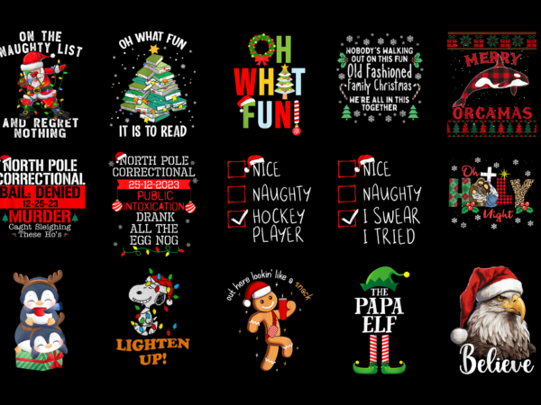 15 christmas shirt designs bundle for commercial use part 38, christmas t-shirt, christmas png file, christmas digital file, christmas gift,