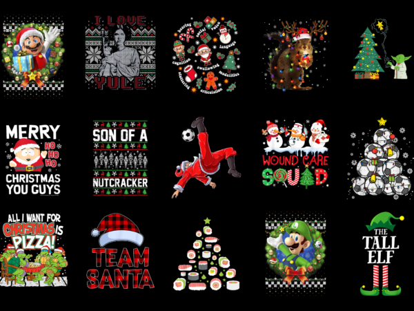 15 christmas shirt designs bundle for commercial use part 40, christmas t-shirt, christmas png file, christmas digital file, christmas gift,