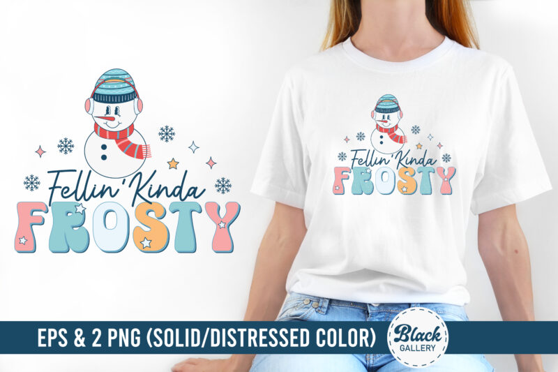 Retro Winter Snowman Sublimation Bundle