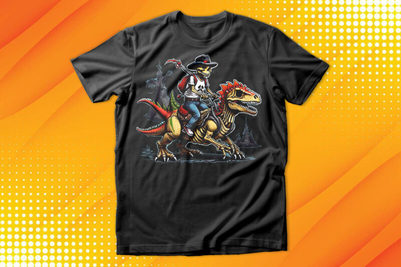 Skeleton Drive Dinosaurs T-Shirt