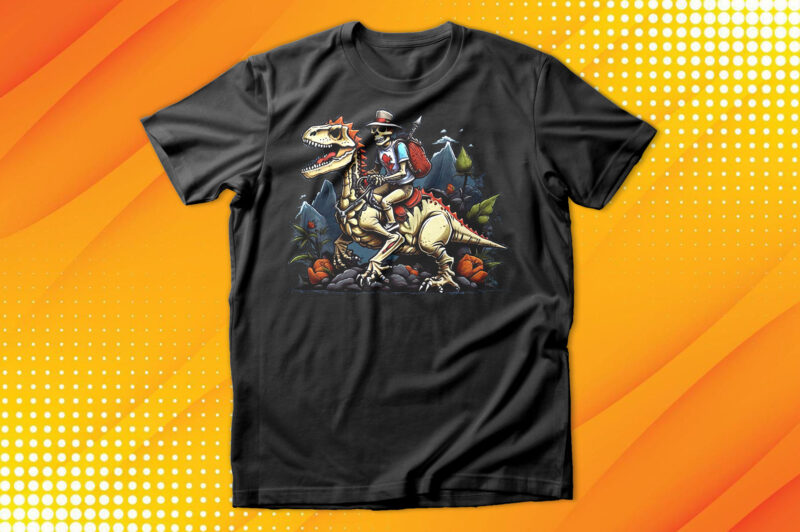 Skeleton Drive Dinosaurs T-Shirt