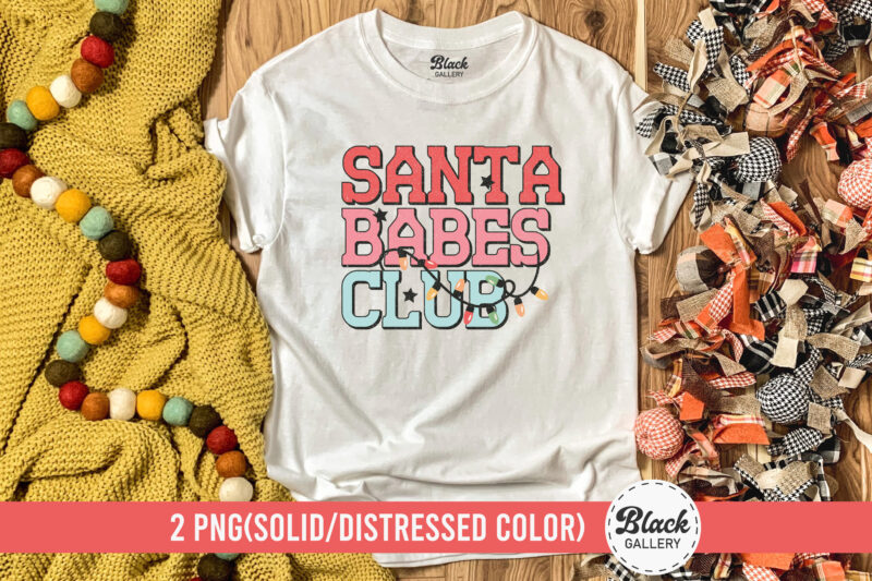 Retro Christmas PNG Sublimation