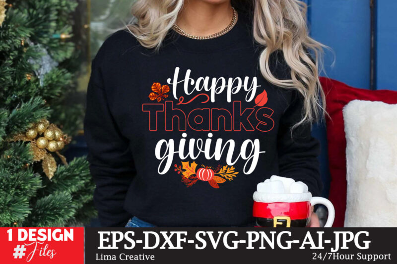 Happy Thanksgiving T-shirt Design ,Thanksgiving T-shirt Design