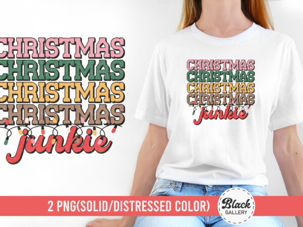 Retro christmas png sublimation t shirt design online