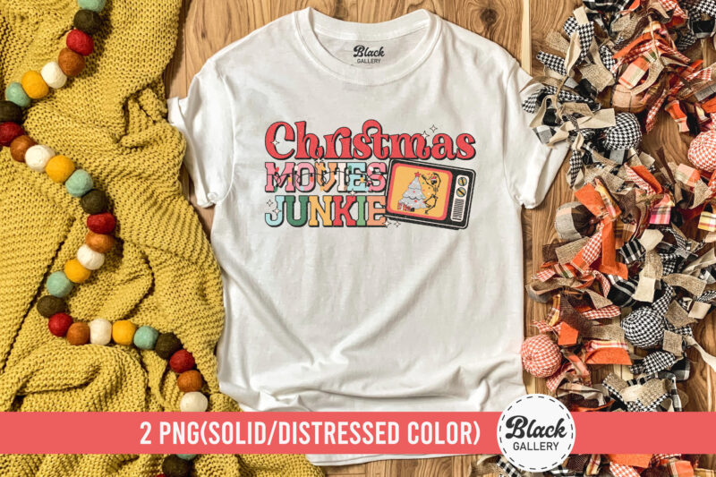 Retro Christmas PNG Sublimation