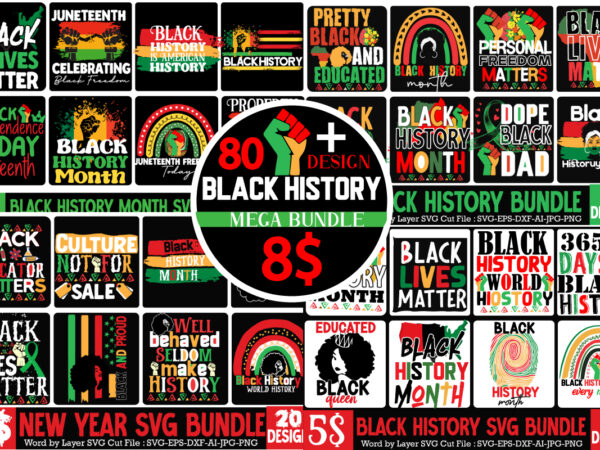 Black history month t-shirt design mega bundle,20 juneteenth svg design, black history t-shirt design ,black history bundle ,#juneteenth t-s