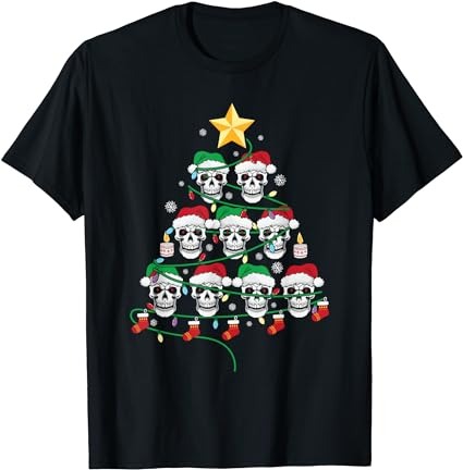 15 Skeleton Christmas Shirt Designs Bundle For Commercial Use Part 1, Skeleton Christmas T-shirt, Skeleton Christmas png file, Skeleton Chri