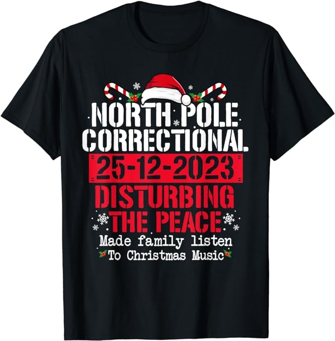 15 North Pole Correctional Shirt Designs Bundle For Commercial Use Part 4, North Pole Correctional T-shirt, North Pole Correctional png file