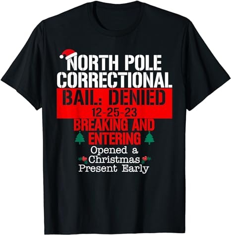 15 North Pole Correctional Shirt Designs Bundle For Commercial Use Part 2, North Pole Correctional T-shirt, North Pole Correctional png file