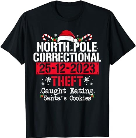 15 North Pole Correctional Shirt Designs Bundle For Commercial Use Part 3, North Pole Correctional T-shirt, North Pole Correctional png file