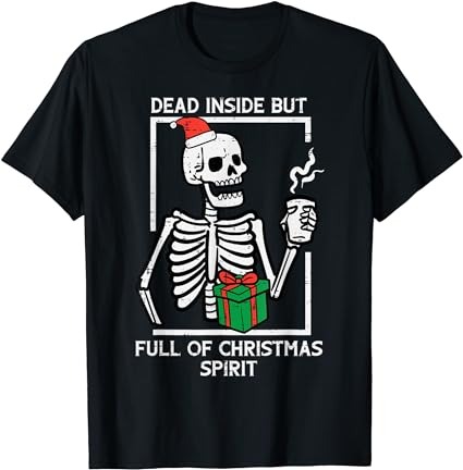 15 Skeleton Christmas Shirt Designs Bundle For Commercial Use Part 4, Skeleton Christmas T-shirt, Skeleton Christmas png file, Skeleton Chri