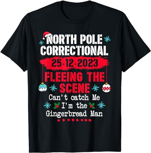 15 North Pole Correctional Shirt Designs Bundle For Commercial Use Part 2, North Pole Correctional T-shirt, North Pole Correctional png file