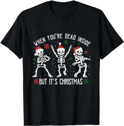 15 Skeleton Christmas Shirt Designs Bundle For Commercial Use Part 2, Skeleton Christmas T-shirt, Skeleton Christmas png file, Skeleton Chri