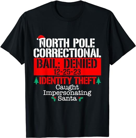 15 North Pole Correctional Shirt Designs Bundle For Commercial Use Part 2, North Pole Correctional T-shirt, North Pole Correctional png file