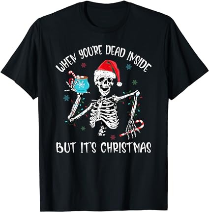 15 Skeleton Christmas Shirt Designs Bundle For Commercial Use Part 2, Skeleton Christmas T-shirt, Skeleton Christmas png file, Skeleton Chri