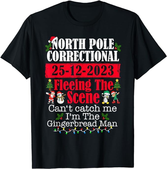 15 North Pole Correctional Shirt Designs Bundle For Commercial Use Part 2, North Pole Correctional T-shirt, North Pole Correctional png file